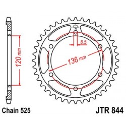 Foaie spate JT JTR 844-44 44T, 525 Foaie spate JT JTR 844-44 44T, 525