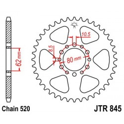 Foaie spate JT JTR 845-40 40T, 520 Foaie spate JT JTR 845-40 40T, 520