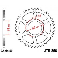 Foaie spate JT JTR 856-44 44T, 530 Foaie spate JT JTR 856-44 44T, 530