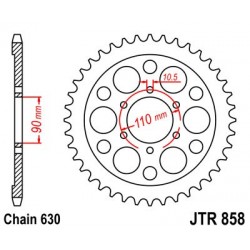 Foaie spate JT JTR 858-35 35T, 630 Foaie spate JT JTR 858-35 35T, 630