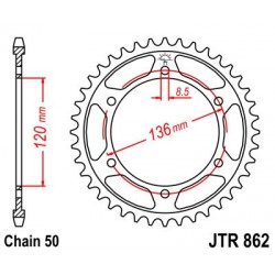 Foaie spate JT JTR 862-45 45T, 530 Foaie spate JT JTR 862-45 45T, 530