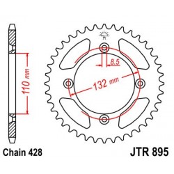 Foaie spate JT JTR 895-49 49T, 428 Foaie spate JT JTR 895-49 49T, 428