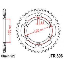 Foaie spate JT JTR 896-50 50T, 520 Foaie spate JT JTR 896-50 50T, 520