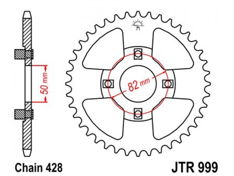 Foaie spate JT JTR 999-45 45T, 428