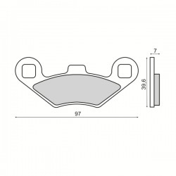 Placute de frana RMS 225103513 sintered Placute de frana RMS 225103513 sintered