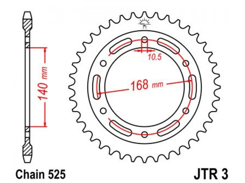 Foaie spate JT JTR 3-41 41T, 525 Foaie spate JT JTR 3-41 41T, 525