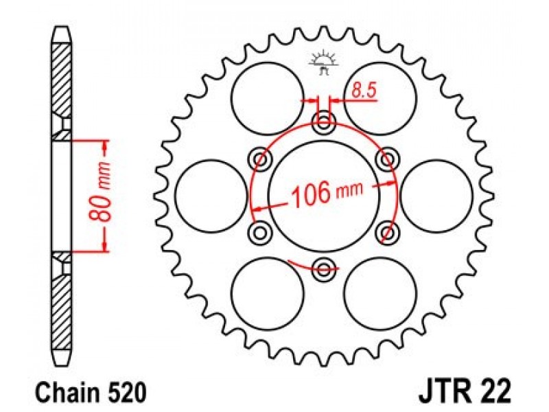 Foaie spate JT JTR 22-45 45T, 520 Foaie spate JT JTR 22-45 45T, 520