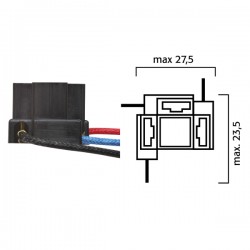 Holder for bulbs RMS 246472050 H4 Holder for bulbs RMS 246472050 H4