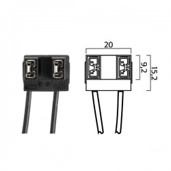 Holder for bulbs RMS 246472070 H7 Holder for bulbs RMS 246472070 H7