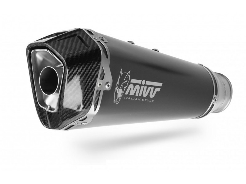 Evacuare MIVV DELTA RACE B.038.LDRB Black Stainless Steel Evacuare MIVV DELTA RACE B.038.LDRB Black Stainless Steel