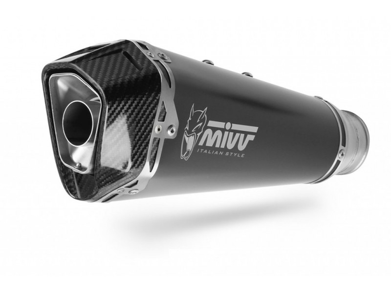 Evacuare MIVV DELTA RACE K.053.LDRB Black Stainless Steel Evacuare MIVV DELTA RACE K.053.LDRB Black Stainless Steel
