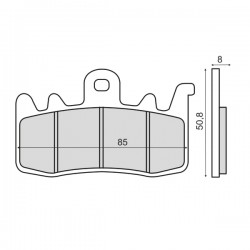 Placute de frana RMS 225103193 sintered Placute de frana RMS 225103193 sintered