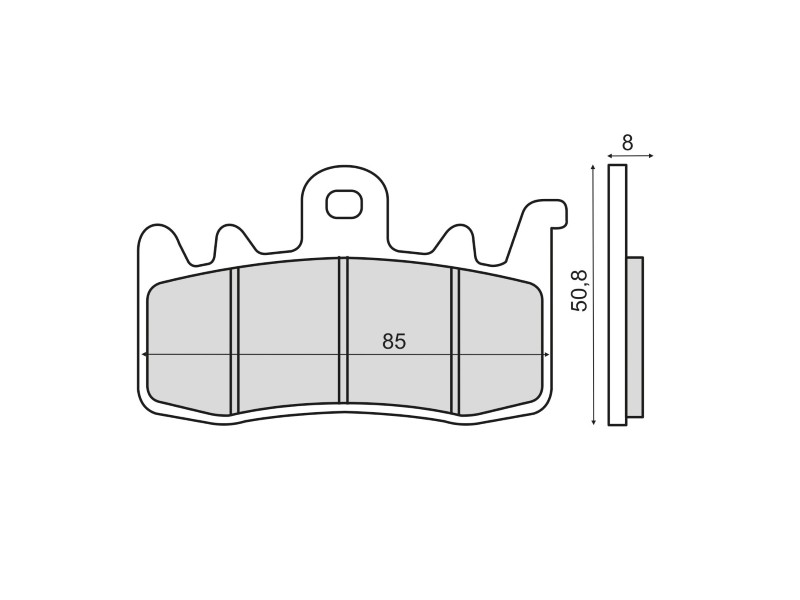Placute de frana RMS 225103193 sintered Placute de frana RMS 225103193 sintered