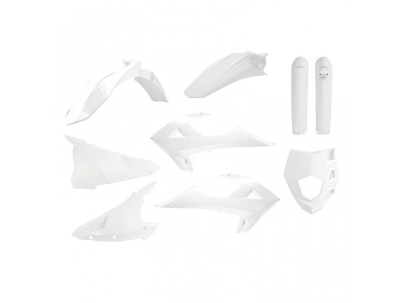 Kit plastice POLISPORT 91031 enduro Alb
