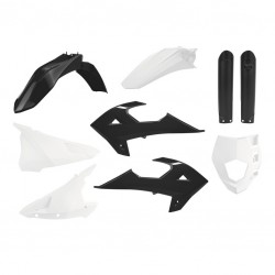 Kit plastice POLISPORT 91037 enduro Black/white Kit plastice POLISPORT 91037 enduro Black/white