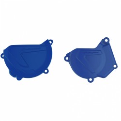 Clutch and ignition cover protector kit POLISPORT 90940 Albastru
