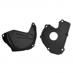 Clutch and ignition cover protector kit POLISPORT 90951 Negru Clutch and ignition cover protector kit POLISPORT 90951 Negru