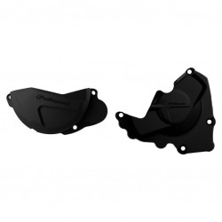 Clutch and ignition cover protector kit POLISPORT 90955 Negru Clutch and ignition cover protector kit POLISPORT 90955 Negru