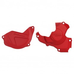 Clutch and ignition cover protector kit POLISPORT 90960 Rosu Clutch and ignition cover protector kit POLISPORT 90960 Rosu