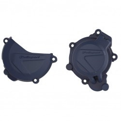 Clutch and ignition cover protector kit POLISPORT 90965 Albastru Clutch and ignition cover protector kit POLISPORT 90965 Albastru