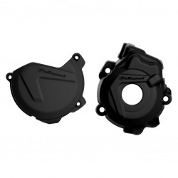 Clutch and ignition cover protector kit POLISPORT 90970 Negru Clutch and ignition cover protector kit POLISPORT 90970 Negru
