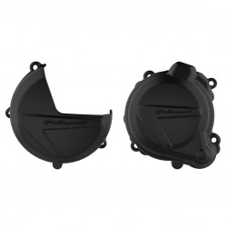 Clutch and ignition cover protector kit POLISPORT 90998 Negru Clutch and ignition cover protector kit POLISPORT 90998 Negru