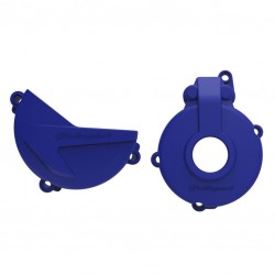 Clutch and ignition cover protector kit POLISPORT 91007 Albastru Clutch and ignition cover protector kit POLISPORT 91007 Albastru