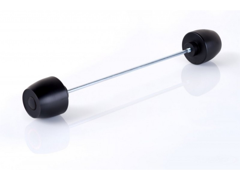Axle sliders PUIG PHB19 20118N Negru without color caps, rear