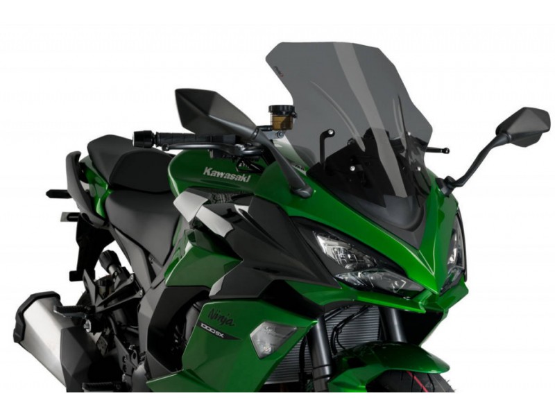 Windscreen PUIG RACING 20471F dark smoke