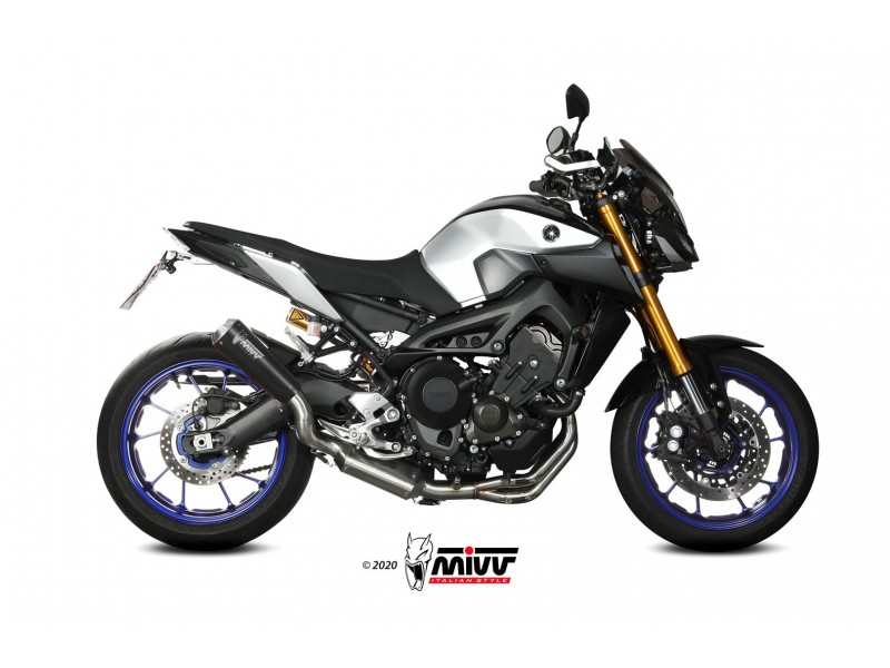 Full exhaust system 3x1 MIVV X-M1 Y.060.LC4B Black Stainless Steel Full exhaust system 3x1 MIVV X-M1 Y.060.LC4B Black Stainless Steel