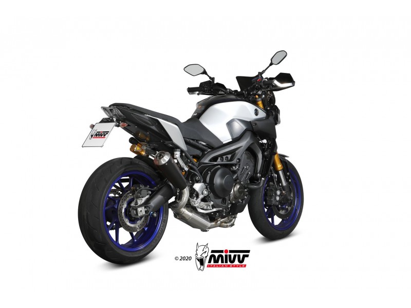 Full exhaust system 3x1 MIVV X-M1 Y.060.LC4B Black Stainless Steel Full exhaust system 3x1 MIVV X-M1 Y.060.LC4B Black Stainless Steel