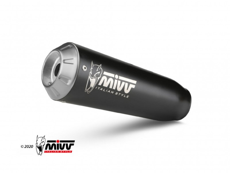 Full exhaust system 3x1 MIVV X-M1 Y.060.LC4B Black Stainless Steel Full exhaust system 3x1 MIVV X-M1 Y.060.LC4B Black Stainless Steel