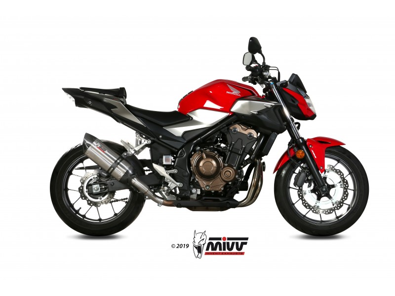 Evacuare MIVV SUONO H.075.L7 Otel inoxidabil/Capac carbon