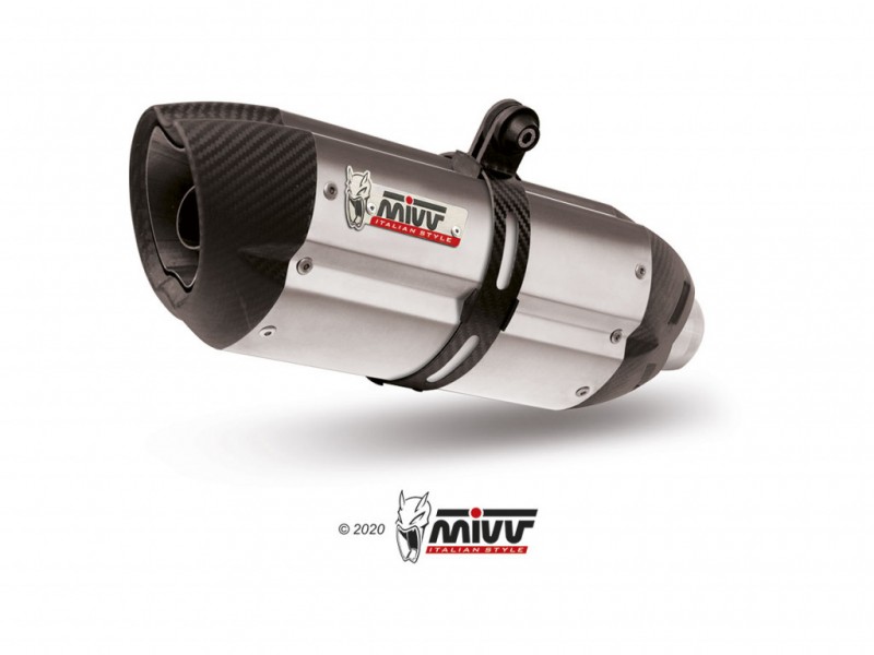 Evacuare MIVV SUONO K.052.L7 Otel inoxidabil/Capac carbon Evacuare MIVV SUONO K.052.L7 Otel inoxidabil/Capac carbon