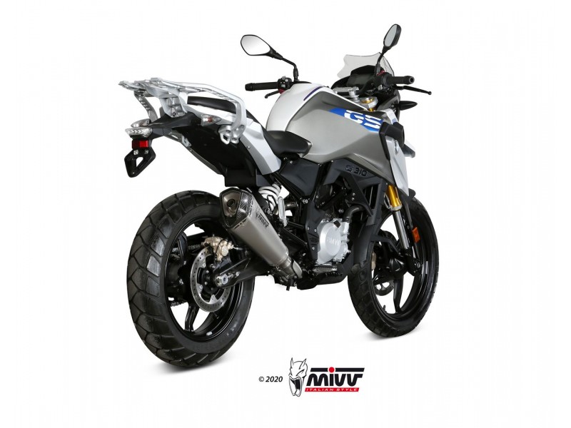 Sistem de evacuare complet 1x1 MIVV DELTA RACE B.035.LDRX otel inoxidabil