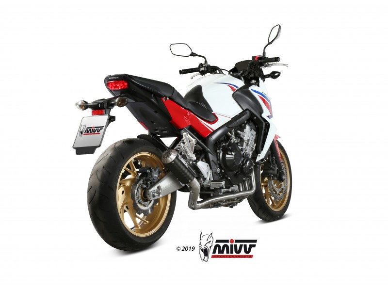 Sistem de evacuare complet 4x2x1 MIVV MK3 H.055.SM3C Carbon