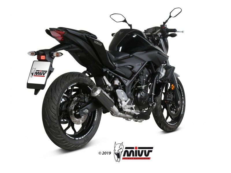 Sistem de evacuare complet 2x1 MIVV MK3 X.YA.0008.SM3C Carbon Sistem de evacuare complet 2x1 MIVV MK3 X.YA.0008.SM3C Carbon