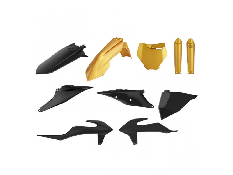 Kit plastice POLISPORT 91052 Gold/black