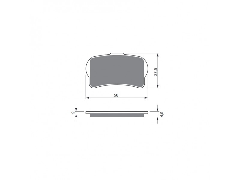 Placute de frana GOLDFREN 325 S3 Placute de frana GOLDFREN 325 S3