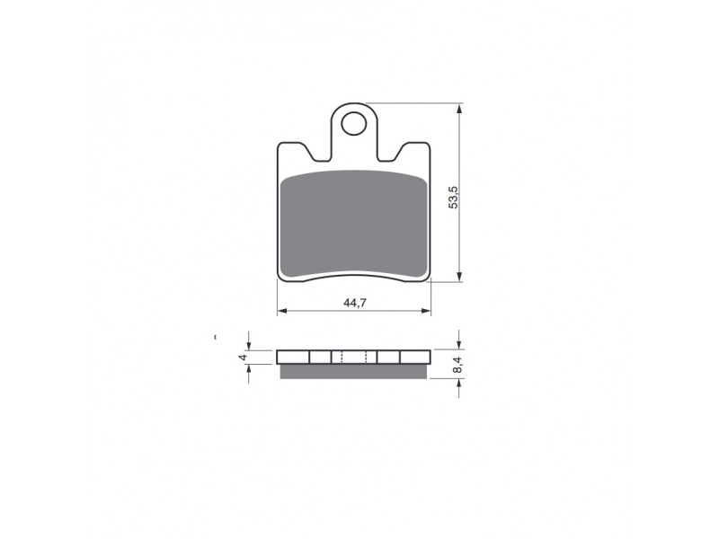 Placute de frana GOLDFREN 326 S33 STREET FRONT (1 set = 4 pcs) Placute de frana GOLDFREN 326 S33 STREET FRONT (1 set = 4 pcs)