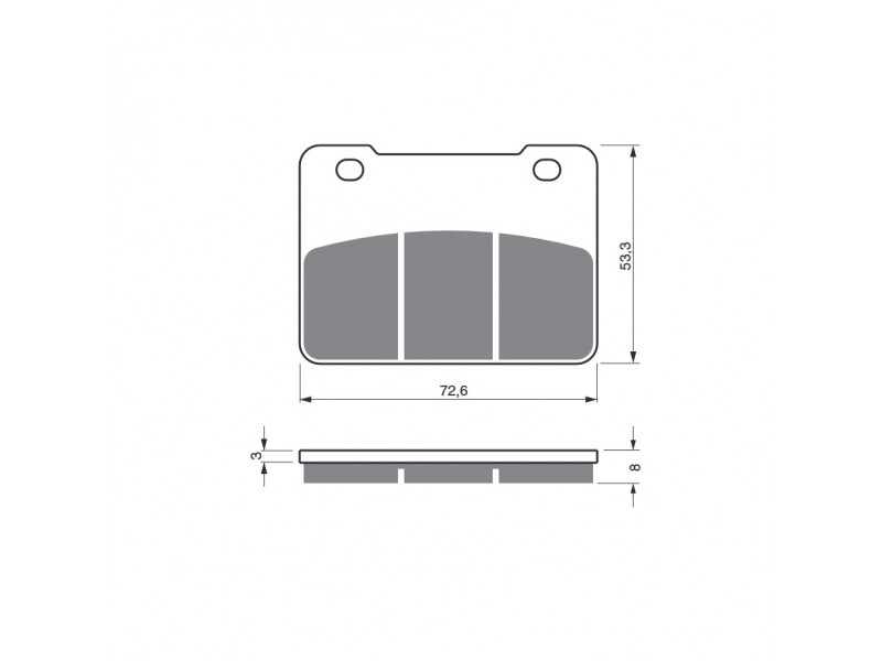 Placute de frana GOLDFREN 331 S33 STREET FRONT Placute de frana GOLDFREN 331 S33 STREET FRONT