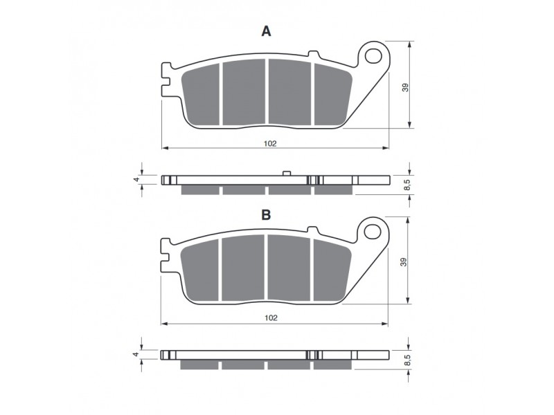 Placute de frana GOLDFREN 333 S3 Placute de frana GOLDFREN 333 S3