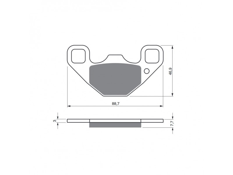 Placute de frana GOLDFREN 337 K5 Placute de frana GOLDFREN 337 K5