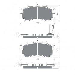 Placute de frana GOLDFREN 339 S33 OFF-ROAD FRONT