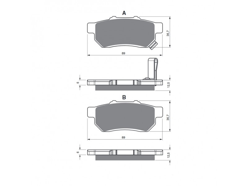 Placute de frana GOLDFREN 341 K5 Placute de frana GOLDFREN 341 K5