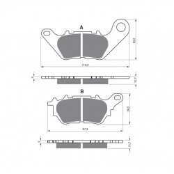Placute de frana GOLDFREN 370 S33 STREET FRONT