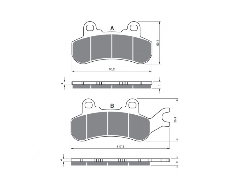 Placute de frana GOLDFREN 378 S33 STREET FRONT Placute de frana GOLDFREN 378 S33 STREET FRONT