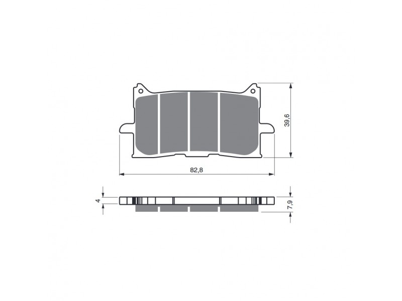 Placute de frana GOLDFREN 379 K5 Placute de frana GOLDFREN 379 K5