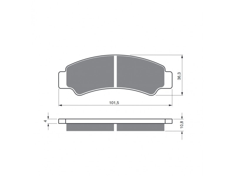 Placute de frana GOLDFREN 389 K5 Placute de frana GOLDFREN 389 K5