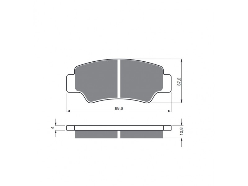 Placute de frana GOLDFREN 390 S3 Placute de frana GOLDFREN 390 S3